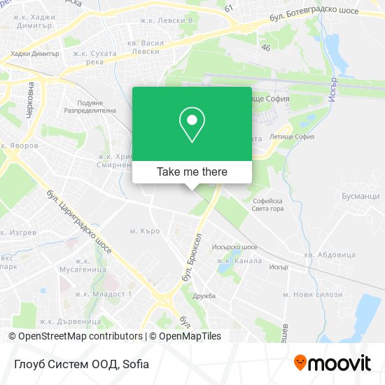 Глоуб Систем ООД map