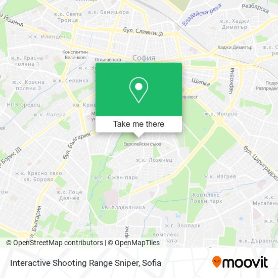 Interactive Shooting Range Sniper map