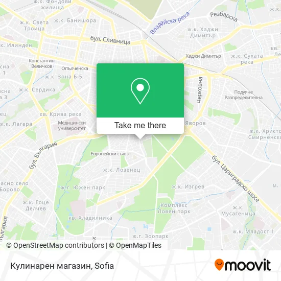 Карта Кулинарен магазин