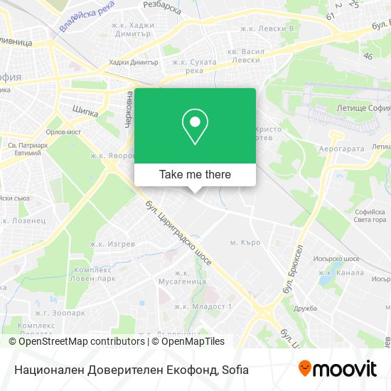 Национален Доверителен Екофонд map