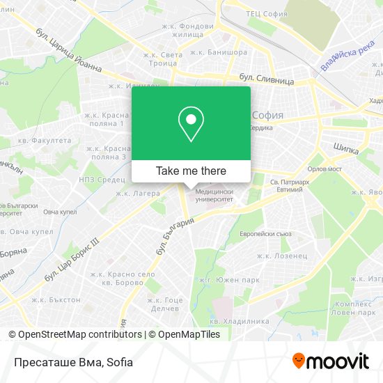 Пресаташе Вма map