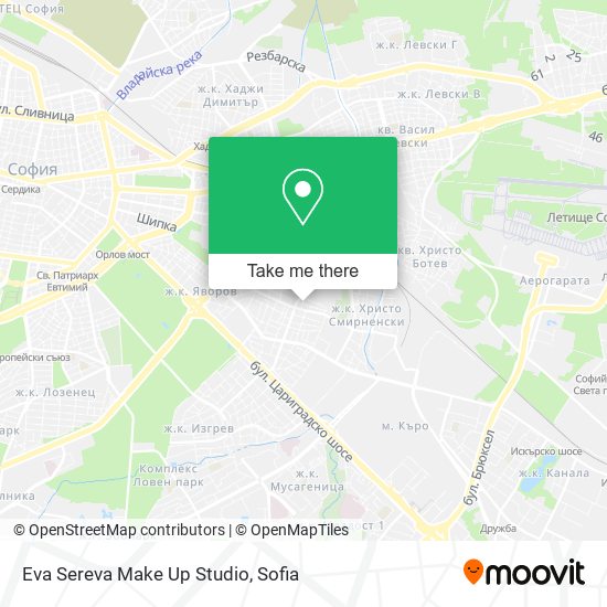 Eva Sereva Make Up Studio map