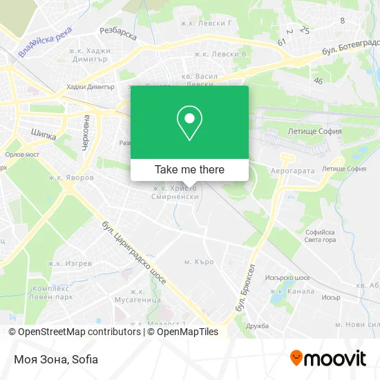 Моя Зона map