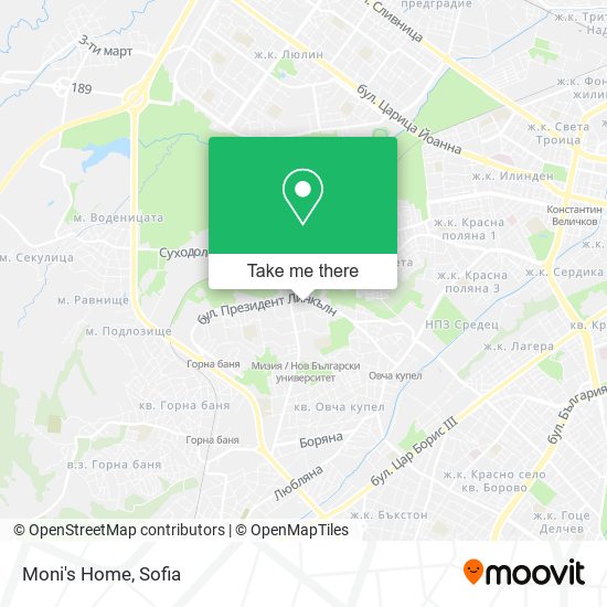 Moni's Home map