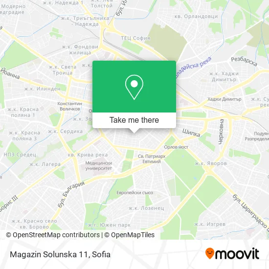 Карта Magazin Solunska 11