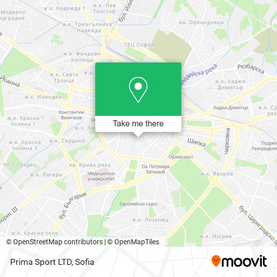 Prima Sport LTD map