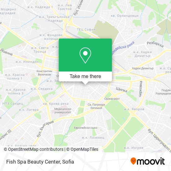 Fish Spa Beauty Center map