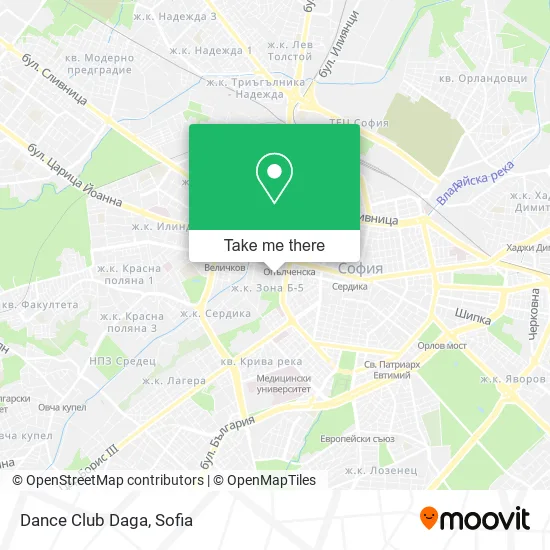 Карта Dance Club Daga