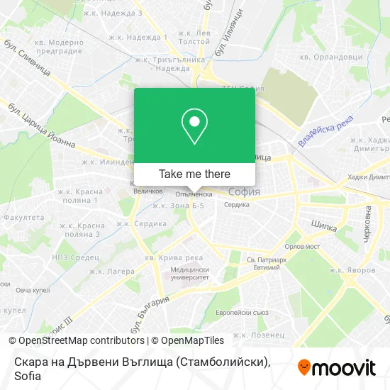 Карта Скара на Дървени Въглища (Стамболийски)