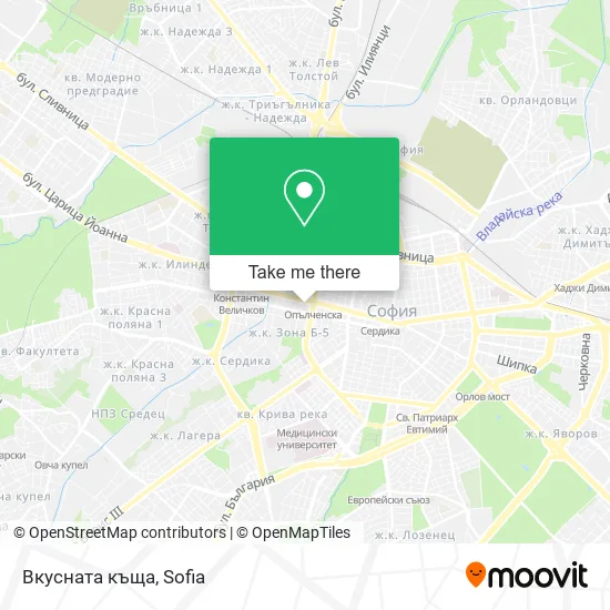 Вкусната къща map