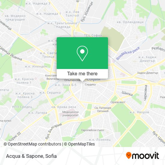 Acqua & Sapone map