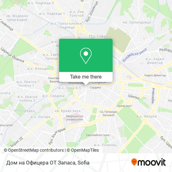 Дом на Офицера ОТ Запаса map