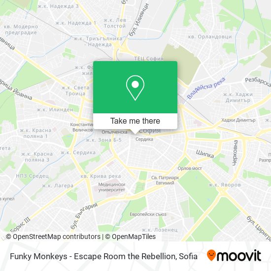 Funky Monkeys - Escape Room the Rebellion map