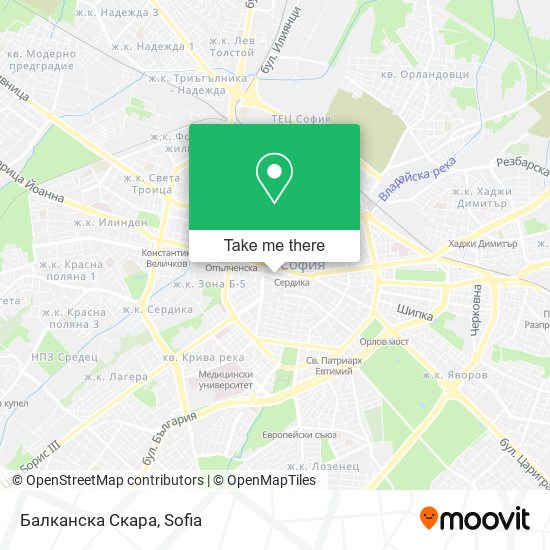 Балканска Скара map