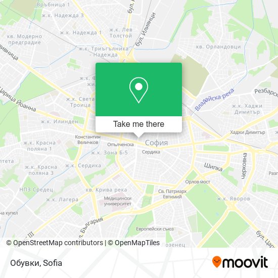 Карта Обувки