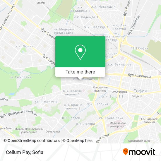 Cellum Pay map