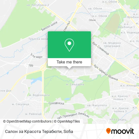 Карта Салон за Красота Терабюти