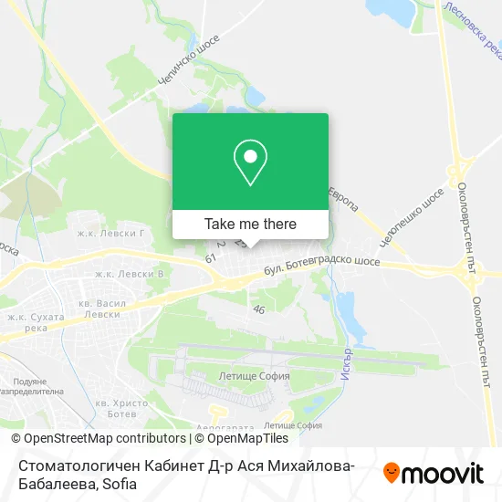 Карта Стоматологичен Кабинет Д-р Ася Михайлова-Бабалеева