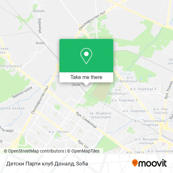 Детски Парти клуб Доналд map
