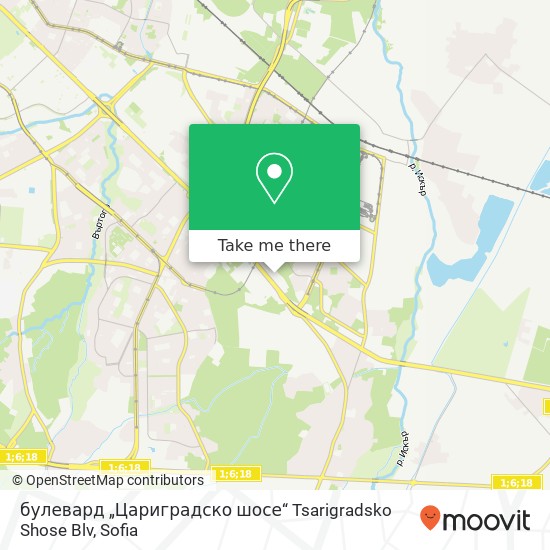 булевард „Цариградско шосе“ Tsarigradsko Shose Blv map