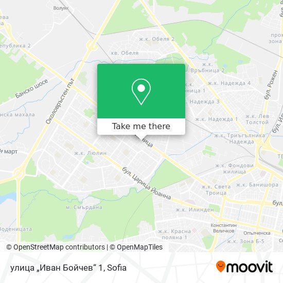 улица „Иван Бойчев“ 1 map