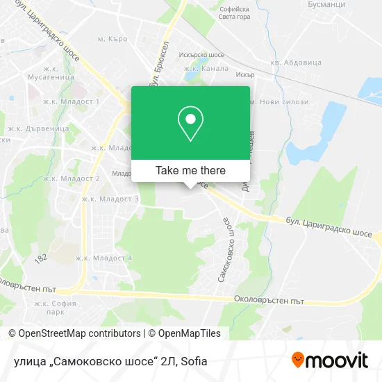 Карта улица „Самоковско шосе“ 2Л