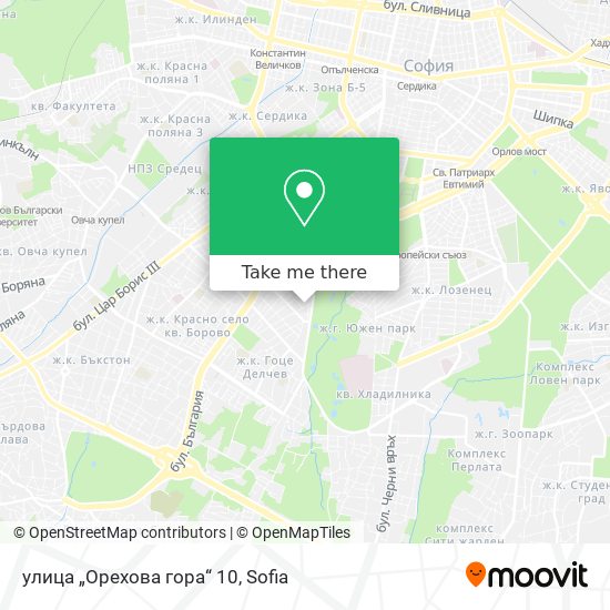 улица „Орехова гора“ 10 map