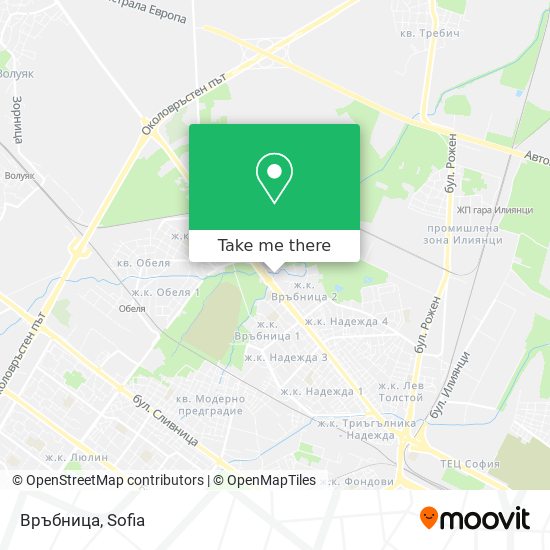 Връбница map