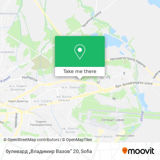 булевард „Владимир Вазов“ 20 map