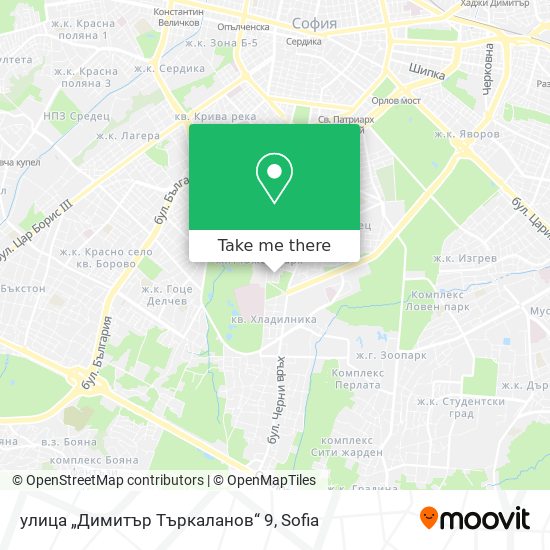 Карта улица „Димитър Търкаланов“ 9
