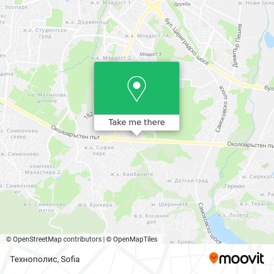 Технополис map