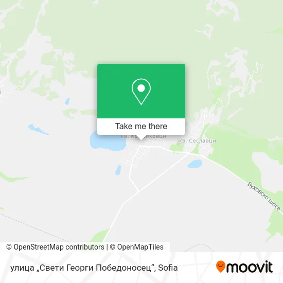 Карта улица „Свети Георги Победоносец“