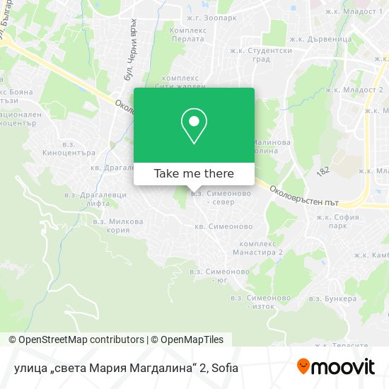 улица „света Мария Магдалина“ 2 map