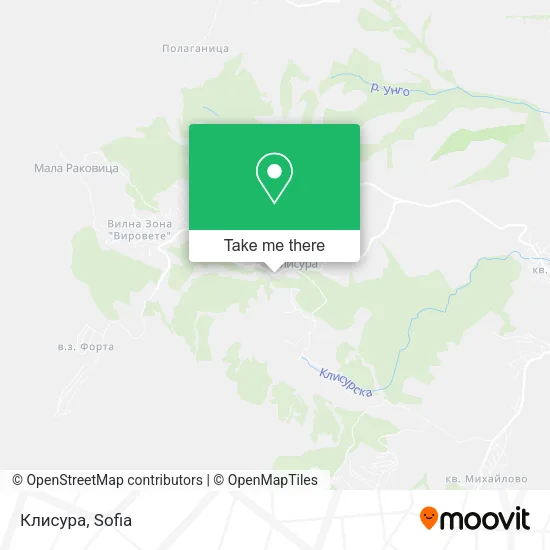 Карта Клисура