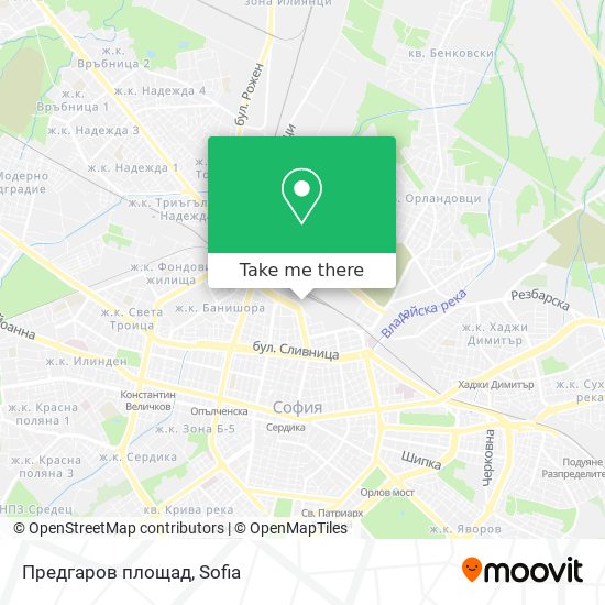 Предгаров площад map