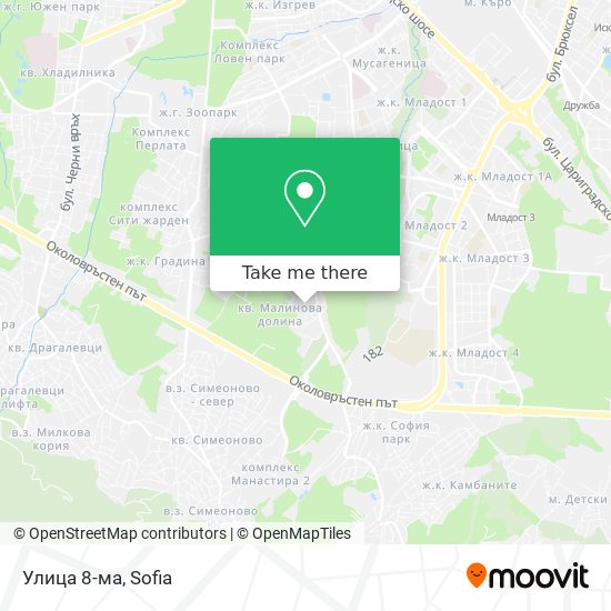 Улица 8-ма map