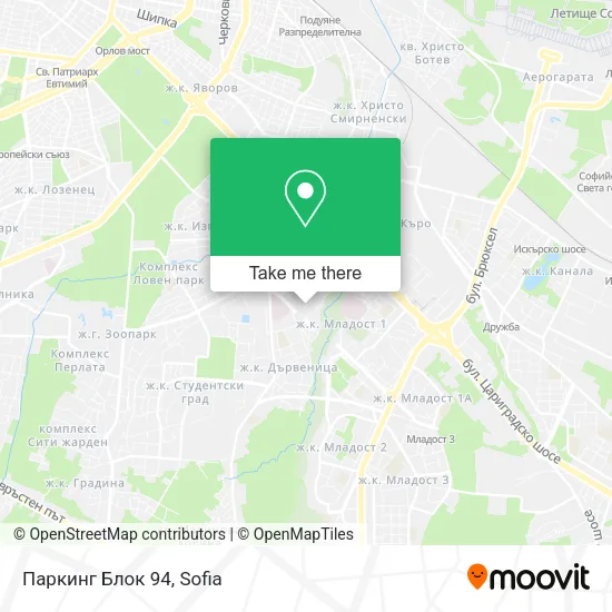 Карта Паркинг Блок 94