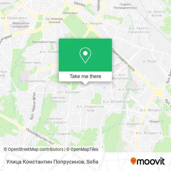 Улица Константин Попрусинов map