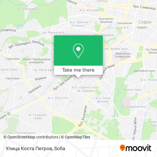 Улица Коста Петров map