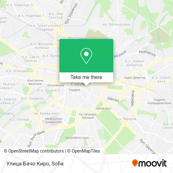 Карта Улица Бачо Киро