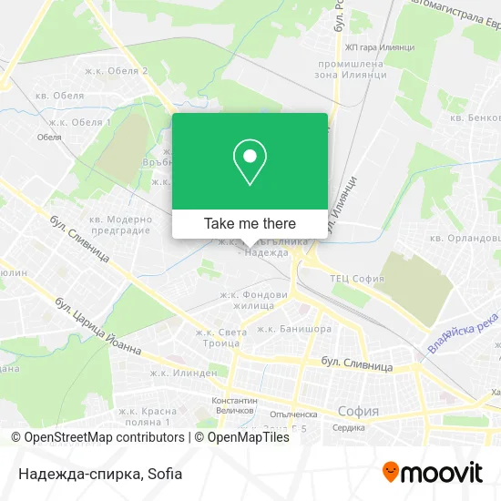 Карта Надежда-спирка