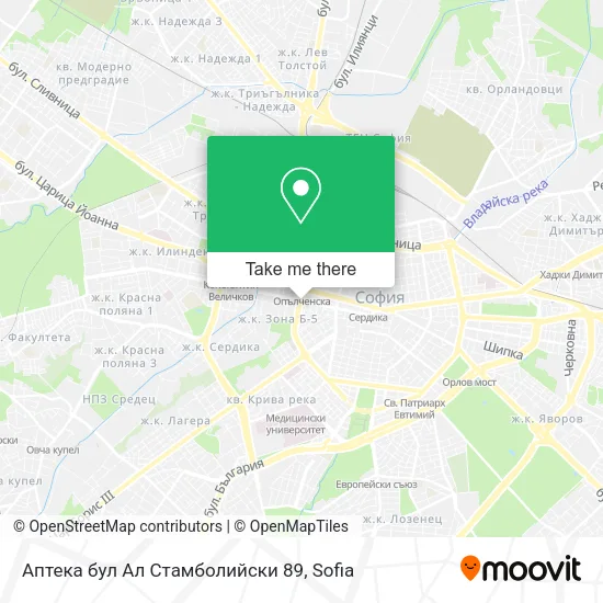 Аптека бул Ал Стамболийски 89 map