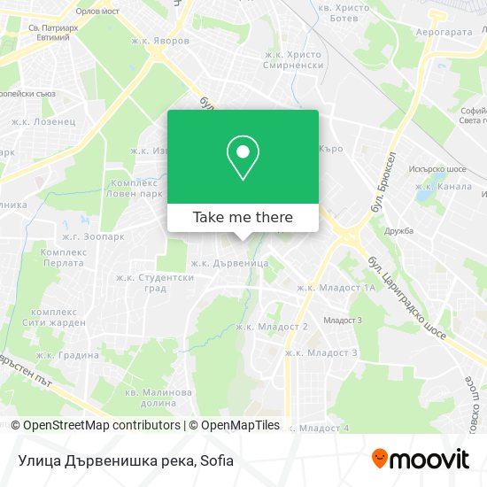 Улица Дървенишка река map