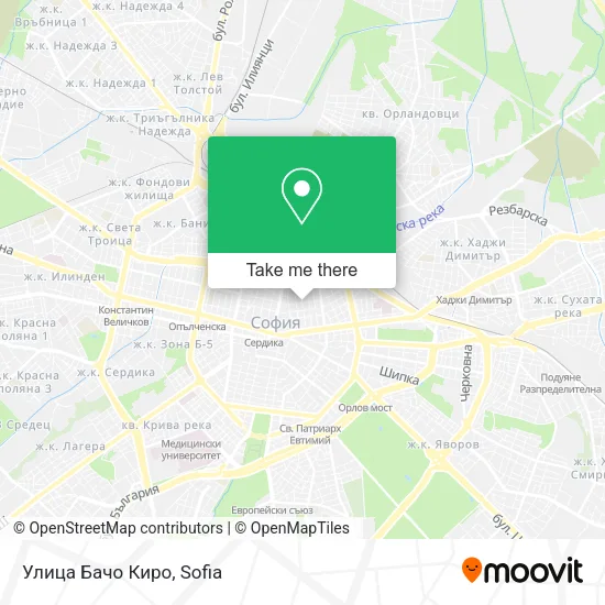 Карта Улица Бачо Киро