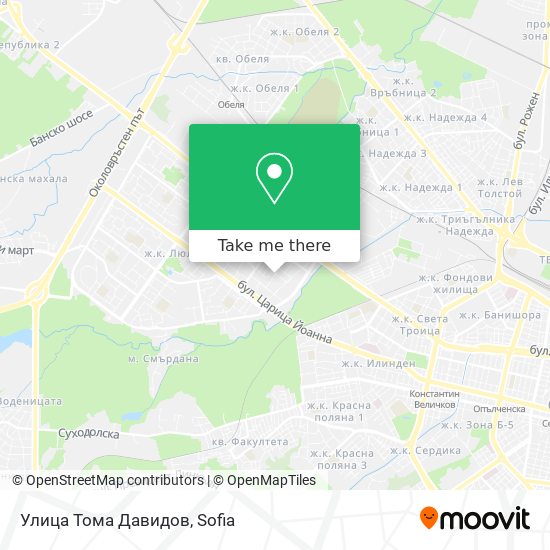 Улица Тома Давидов map