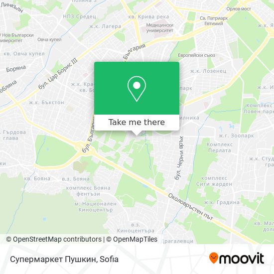 Супермаркет Пушкин map