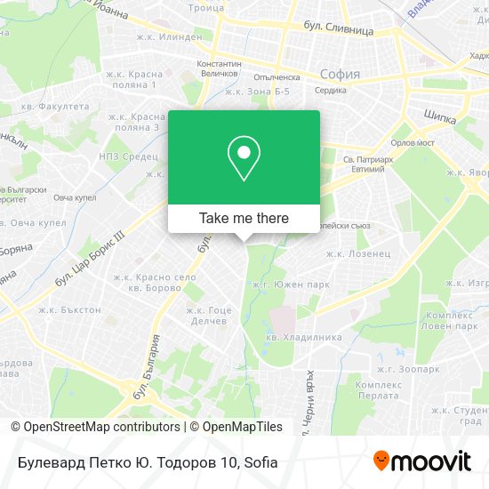 Карта Булевард Петко Ю. Тодоров 10