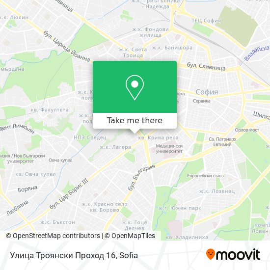 Улица Троянски Проход 16 map