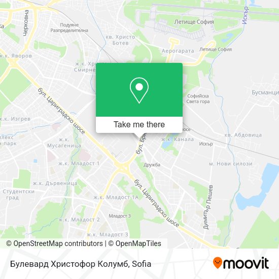 Карта Булевард Христофор Колумб