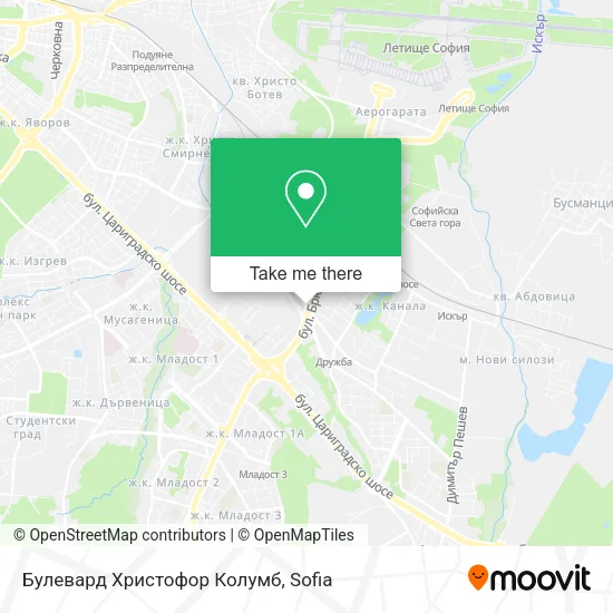 Карта Булевард Христофор Колумб
